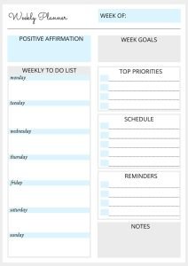 Weekly Planner