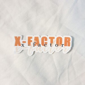 X-Factor Word Sticker